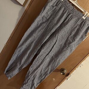 Old Navy Striped Linen Pants